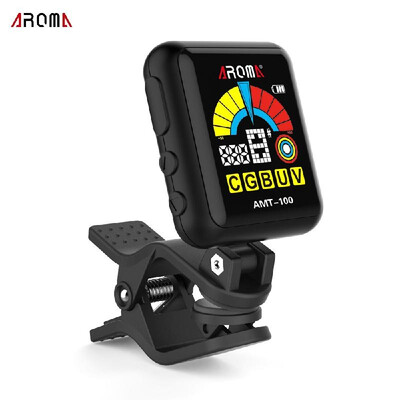 AROMA AMT-100 2 in 1 Rechargeable Rotatable Clip-on Electronic Tuner Metronome Color Screen with Built-in Battery USB Cable for Ch
AROMA AMT-100 2 in 1 Rechargeable Rotatable Clip-on Electronic Tuner Metronome Color Screen with Built-in Battery USB Cable for Ch