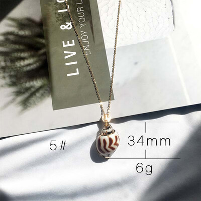 Fashion 1PC Conch Cowrie Shell Pendant Choker Necklace for Women Gold Color Chain Choker Necklace Beach Coin Long Collier
Fashion 1PC Conch Cowrie Shell Pendant Choker Necklace for Women Gold Color Chain Choker Necklace Beach Coin Long Collier