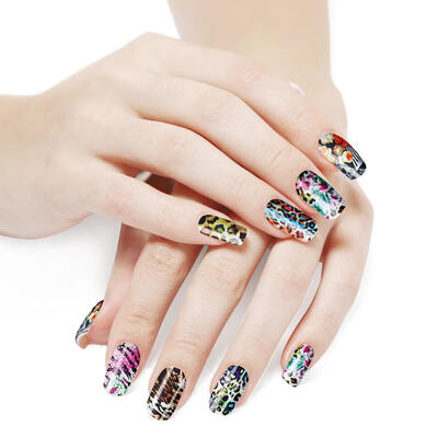 12pcs Leopard Print Nail Art Water Transfer Stickers Decal DIY Nail Tips 
12pcs Leopard Print Nail Art Water Transfer Stickers Decal DIY Nail Tips