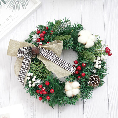 Tailored 30cm Christmas Wreath Door Wall Ornament Garland Decoration Christmas Present
Tailored 30cm Christmas Wreath Door Wall Ornament Garland Decoration Christmas Present