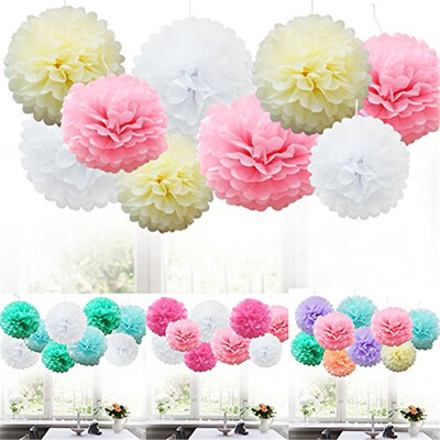 Toponeto 9pcs Tissue Paper Pompoms Flower Balls Fluffy Christmas Wedding Party Decoration
Toponeto 9pcs Tissue Paper Pompoms Flower Balls Fluffy Christmas Wedding Party Decoration