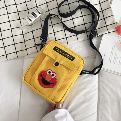 Casual fashion letters Sesame Street canvas small bag female 2019 new cute cartoon wild shoulder Messenger bag
Casual fashion letters Sesame Street canvas small bag female 2019 new cute cartoon wild shoulder Messenger bag