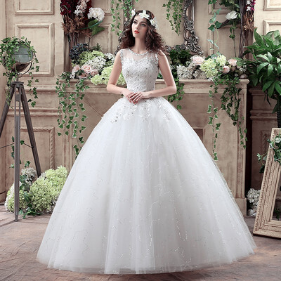 2019 New Wholesale Wedding Dress Elegant Sleeveless Appliques Wedding Gown Cheap Ball Gown Bridal Dress Made China
2019 New Wholesale Wedding Dress Elegant Sleeveless Appliques Wedding Gown Cheap Ball Gown Bridal Dress Made China