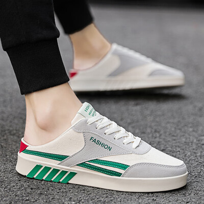 Half-slipper Mens Trendy Shoes New Summer Baitie Casual Cloth Shoes for Men in Uzzang Harbour Canvas Shoes
Half-slipper Mens Trendy Shoes New Summer Baitie Casual Cloth Shoes for Men in Uzzang Harbour Canvas Shoes