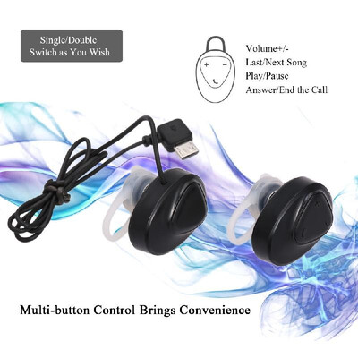 BL-02 Wireless Bluetooth 42 Stereo Earphones Mini In-ear Sport Headsets Mic Earbuds Long Talk Time
BL-02 Wireless Bluetooth 42 Stereo Earphones Mini In-ear Sport Headsets Mic Earbuds Long Talk Time