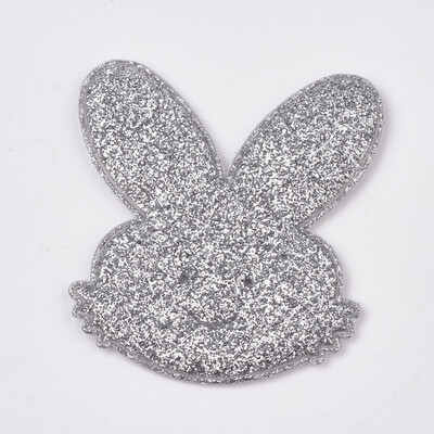Glitter PU Patches with Non Woven Fabric Back&Sponge Inside Rabbit LightGrey 51x46x25mm
Glitter PU Patches with Non Woven Fabric Back&Sponge Inside Rabbit LightGrey 51x46x25mm