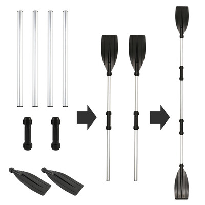 High Quality 96" Intex Durable Aluminium Kayak Paddles Lightweight Join Together Double Leaf Boat Oars
High Quality 96" Intex Durable Aluminium Kayak Paddles Lightweight Join Together Double Leaf Boat Oars