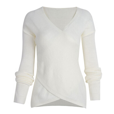 Long Sleeve Sweaters 2019 New V-Neck Criss-Cross Women Sweaters Fashion Knitted Slim Tops Casual Pullovers Jumpers Sweater
Long Sleeve Sweaters 2019 New V-Neck Criss-Cross Women Sweaters Fashion Knitted Slim Tops Casual Pullovers Jumpers Sweater