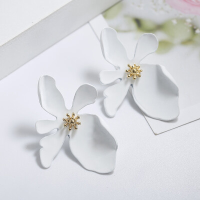 Korea New Design Big Acetic Acid Acrylic Irregular Metal Flower Big Stud Earrings For Women Girls Fashion Jewelry Earring
Korea New Design Big Acetic Acid Acrylic Irregular Metal Flower Big Stud Earrings For Women Girls Fashion Jewelry Earring