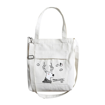 Cute Cartoon Pattern Zipper Type Canvas Bag Shoulder Bag Portable Dual-use Bag Travel Storage Bag
Cute Cartoon Pattern Zipper Type Canvas Bag Shoulder Bag Portable Dual-use Bag Travel Storage Bag