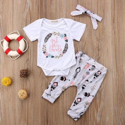 3PCS Newborn Baby Girl Summer Outfit Clothes Romper Leggings Pants Headband Set
3PCS Newborn Baby Girl Summer Outfit Clothes Romper Leggings Pants Headband Set