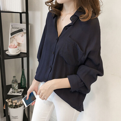 Tailored Women Plus Size Casual Solid Blouse V-neck Loose Shirt Button Long Sleeve Tops
Tailored Women Plus Size Casual Solid Blouse V-neck Loose Shirt Button Long Sleeve Tops