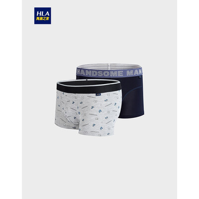 HLA Haishu House Knitting Boxer Shorts Men 2018 Autumn New Comfortable Breathable Two Pants HUKAJ3E058A Navy Middle Grey Pattern 58 17095
HLA Haishu House Knitting Boxer Shorts Men 2018 Autumn New Comfortable Breathable Two Pants HUKAJ3E058A Navy Middle Grey Pattern 58 17095