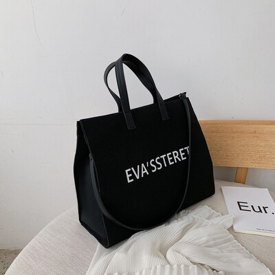 2019 new Korean version fashion 100 womens simple three-dimensional canvas handbag shopping bag big bag
2019 new Korean version fashion 100 womens simple three-dimensional canvas handbag shopping bag big bag
