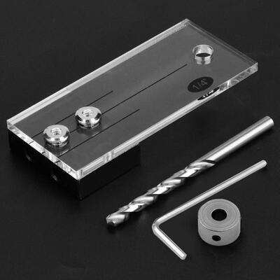 Greensen Pocket Hole Jig Step Drill Bit Set Dowel Hole Drilling Guide Locator Woodworking Tool
Greensen Pocket Hole Jig Step Drill Bit Set Dowel Hole Drilling Guide Locator Woodworking Tool