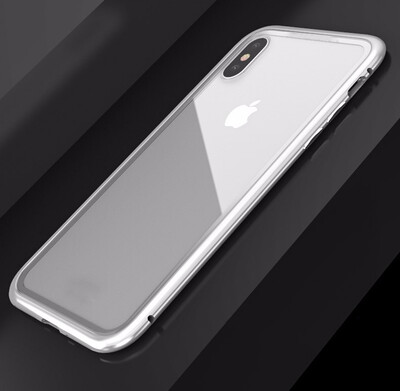 Magneto Phone Case For iPhone X MAX Magnet absorption shell Metal Bumper Anti-Scratch Tempered Glass Back Cover coqu
Magneto Phone Case For iPhone X MAX Magnet absorption shell Metal Bumper Anti-Scratch Tempered Glass Back Cover coqu
