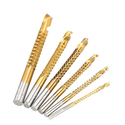 6PCS High Quality HSS Woodworking Drill Bit Professional Sawtooth Bit Wood Metal Plastic Cutting Hole Saw Practical Titanium Coate
6PCS High Quality HSS Woodworking Drill Bit Professional Sawtooth Bit Wood Metal Plastic Cutting Hole Saw Practical Titanium Coate