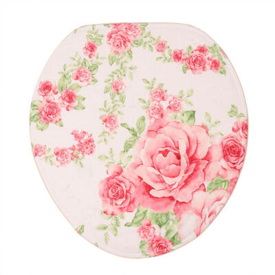 Greensen 4pcsset Rose Printed Pattern Shower Curtain Rug Lid Toilet Cover Mat Bath Mat Set
Greensen 4pcsset Rose Printed Pattern Shower Curtain Rug Lid Toilet Cover Mat Bath Mat Set