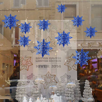 6pcsset Three-dimensional Hollow Snowflake Hanging Cardboard Party Christmas Decorations for Home
6pcsset Three-dimensional Hollow Snowflake Hanging Cardboard Party Christmas Decorations for Home