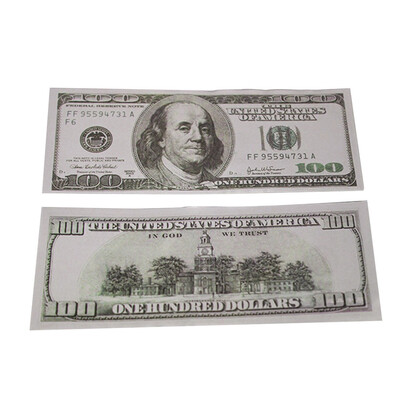 500PCS Dollar Bill Souvenir Banknote Commemorative Banknotes Realistic Fake Play Money With U S Characteristics Real Looking Doubl
500PCS Dollar Bill Souvenir Banknote Commemorative Banknotes Realistic Fake Play Money With U S Characteristics Real Looking Doubl