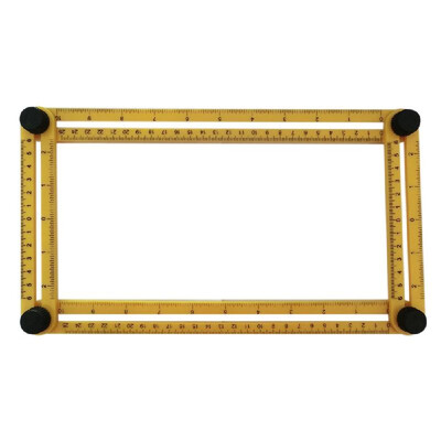 KKMOON Multi-Angle Ruler Template Tool Measures All Angles Forms for Handymen Builders Craftsmen Repetitive Spacing
KKMOON Multi-Angle Ruler Template Tool Measures All Angles Forms for Handymen Builders Craftsmen Repetitive Spacing