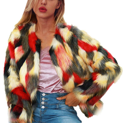 Winter Coat Plus Size 2019 Women Thick Warm Colorful Faux Fur Coat Chic Jacket Cardigan Outerwear Tops Cocktail New Arrived
Winter Coat Plus Size 2019 Women Thick Warm Colorful Faux Fur Coat Chic Jacket Cardigan Outerwear Tops Cocktail New Arrived