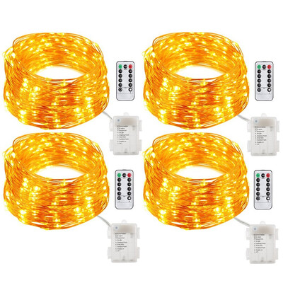 SUPli 20M 200LEDs 8 Modes 4 Pack Battery Operated Fairy String Light with Waterproof Copper Wire Firefly Remote Controller
SUPli 20M 200LEDs 8 Modes 4 Pack Battery Operated Fairy String Light with Waterproof Copper Wire Firefly Remote Controller