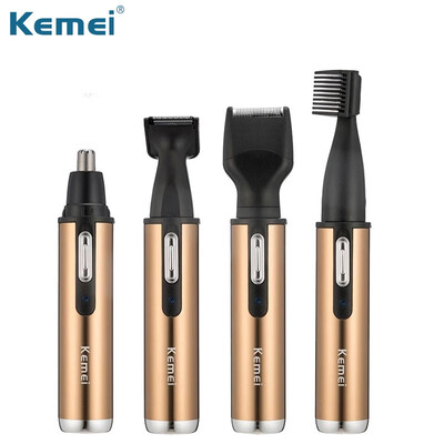 Kemei 4 in 1 Men Electric Nose Ear Hair Trimmer clipper Rechargeable beard Eyebrow Shaver razor face hair removal eye trimmer
Kemei 4 in 1 Men Electric Nose Ear Hair Trimmer clipper Rechargeable beard Eyebrow Shaver razor face hair removal eye trimmer