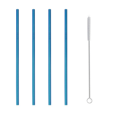 Toponeto 4 Straight Reusable Drinking Straws Metal Stainless Steel Eco-Friendly 105in
Toponeto 4 Straight Reusable Drinking Straws Metal Stainless Steel Eco-Friendly 105in