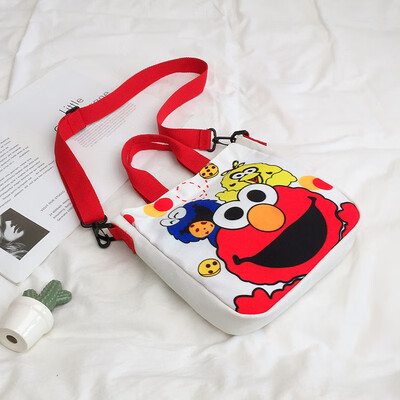 Cute cartoon wild shoulder messenger bag female 2019 new casual fashion ugly cute Sesame Street portable canvas bag
Cute cartoon wild shoulder messenger bag female 2019 new casual fashion ugly cute Sesame Street portable canvas bag