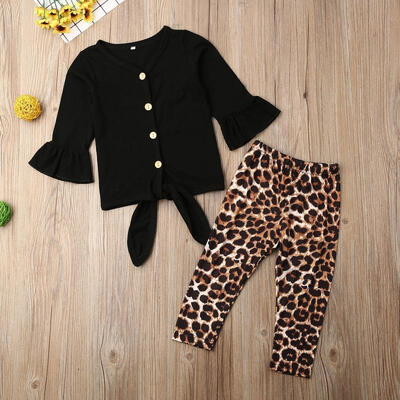 New Toddler Kids Baby Girl Cotton Clothes Long Flare Sleeve Shirt TopsLeopard Long Pants Outfits
New Toddler Kids Baby Girl Cotton Clothes Long Flare Sleeve Shirt TopsLeopard Long Pants Outfits