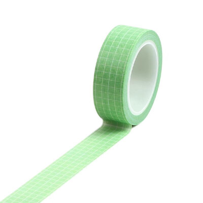 15mm×10m Grid Printed Pattern Pure Color Washi Tape Sticky Adhesive Paper Decorative Masking Paper Tape for Scrapbooking DIY Decor
15mm×10m Grid Printed Pattern Pure Color Washi Tape Sticky Adhesive Paper Decorative Masking Paper Tape for Scrapbooking DIY Decor
