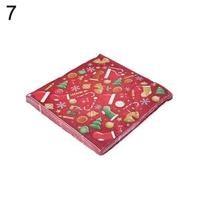 20Pcs Christmas Tree Santa Claus Printed Wood Pulp Disposable Napkins Tissue
20Pcs Christmas Tree Santa Claus Printed Wood Pulp Disposable Napkins Tissue