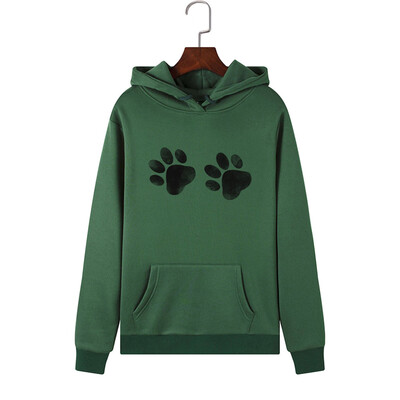 Tailored Women Long Sleeve Footprints print Print Hooded Sweatshirt Automn&Winter Blouse
Tailored Women Long Sleeve Footprints print Print Hooded Sweatshirt Automn&Winter Blouse