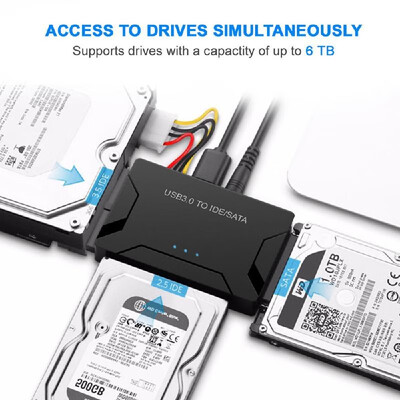 SATA to USB IDE Adapter USB 30 Sata 3 Cable for 25 35 Hard Disk Drive HDD SSD USB Converter IDE SATA Adapter
SATA to USB IDE Adapter USB 30 Sata 3 Cable for 25 35 Hard Disk Drive HDD SSD USB Converter IDE SATA Adapter