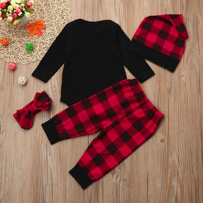Newborn Girls Boys Girl Christmas Letter Tops Plaid Pants Outfits Clothes Set
Newborn Girls Boys Girl Christmas Letter Tops Plaid Pants Outfits Clothes Set