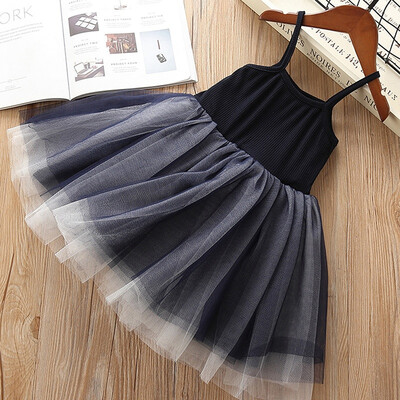 Baby Girl Dress 2-7T Cute Princess Dresses Girls Simple Fashion Color Matching Sling Mesh Gauze Black
Baby Girl Dress 2-7T Cute Princess Dresses Girls Simple Fashion Color Matching Sling Mesh Gauze Black