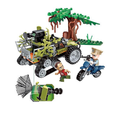 227PCS Educational Building Blocks Capturing Monkey Crawler Car City Police Series Model Toys For Children - Green
227PCS Educational Building Blocks Capturing Monkey Crawler Car City Police Series Model Toys For Children - Green