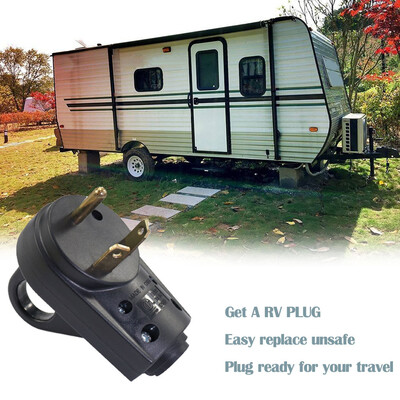 Tailored 30 AMP RV Receptacle Plug Male End For TT-30P Replacement Electrical Adapter
Tailored 30 AMP RV Receptacle Plug Male End For TT-30P Replacement Electrical Adapter