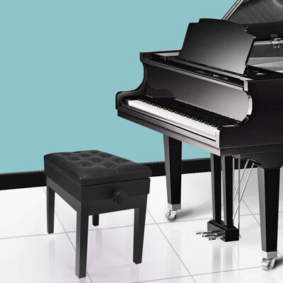 Siaonvr Adjustable Wooden Piano Bench Stool With Sheet Music Storage Black 
Siaonvr Adjustable Wooden Piano Bench Stool With Sheet Music Storage Black