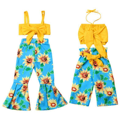 Toddler Baby Girl Sunflower Clothes T-Shirt Tops Long Shorts 2Pcs Outfits Set
Toddler Baby Girl Sunflower Clothes T-Shirt Tops Long Shorts 2Pcs Outfits Set