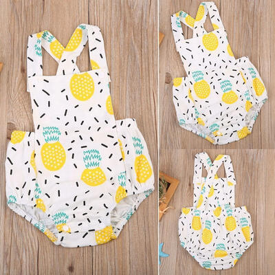 Cute Baby Girl Clothes Pineapple PriD02M Jumpsuit Romper Bodysuit Outfit Playsuit
Cute Baby Girl Clothes Pineapple PriD02M Jumpsuit Romper Bodysuit Outfit Playsuit
