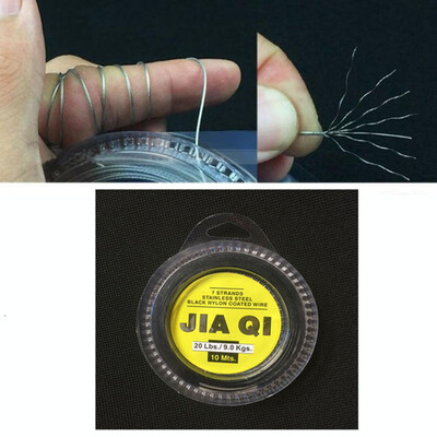 Saidsome 10m 10 Strands Stainless Steel Wire Lures Leader Trace Fishing Lines fishing bait fishing lure
Saidsome 10m 10 Strands Stainless Steel Wire Lures Leader Trace Fishing Lines fishing bait fishing lure