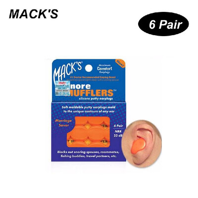 MACKS 6 Pairs Anti-noise Silicone Earplugs Professional Waterproof Swimming Earplugs Hearing Protection Anti Snore Ear Plugs
MACKS 6 Pairs Anti-noise Silicone Earplugs Professional Waterproof Swimming Earplugs Hearing Protection Anti Snore Ear Plugs
