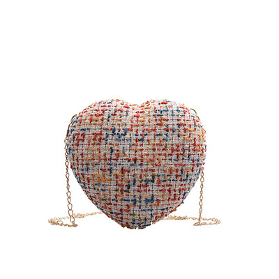 Women Heart-shaped Shoulder Messenger Bag Luxury Wool Clutch Ladies Chain Strap Crossbody Bags Purse Small Handbag YJ
Women Heart-shaped Shoulder Messenger Bag Luxury Wool Clutch Ladies Chain Strap Crossbody Bags Purse Small Handbag YJ