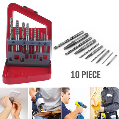 〖Follure〗10pc Screw Extractor Easy Out Left Hand Drill Bit Remover Broken Bolt Cobalt
〖Follure〗10pc Screw Extractor Easy Out Left Hand Drill Bit Remover Broken Bolt Cobalt