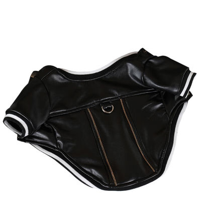 Fashion dog waterproof plush leather jacket plus velvet clothes pet cat dog jacket autumn&winter warm dog clothes
Fashion dog waterproof plush leather jacket plus velvet clothes pet cat dog jacket autumn&winter warm dog clothes