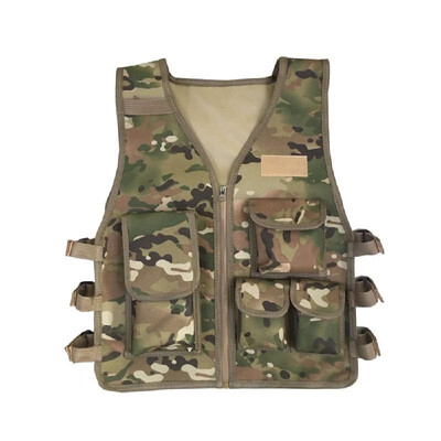 Kids Outdoor Vest Waistcoat Adjustable Children Camouflage Multi-pockets Jacket for Camping Hunting Games Hiking Equipment
Kids Outdoor Vest Waistcoat Adjustable Children Camouflage Multi-pockets Jacket for Camping Hunting Games Hiking Equipment