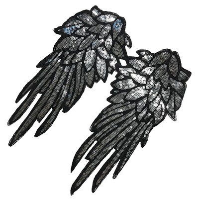 2pcs Silver Color Sequins Wings DIY Embroidered Ironing Sewing Patch Applique DIY Clothes Decoration
2pcs Silver Color Sequins Wings DIY Embroidered Ironing Sewing Patch Applique DIY Clothes Decoration