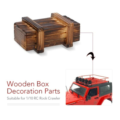 Siaonvr Wooden Box Decor Accessories Parts for 110 Traxxas HSP Redcat RC Rock Crawler
Siaonvr Wooden Box Decor Accessories Parts for 110 Traxxas HSP Redcat RC Rock Crawler